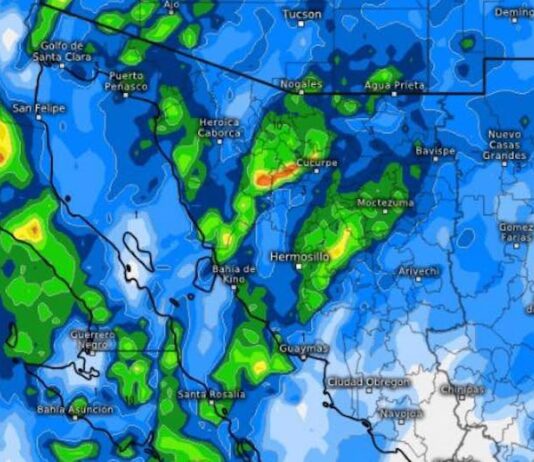 Pronostican rachas de viento hasta de 65 km/h