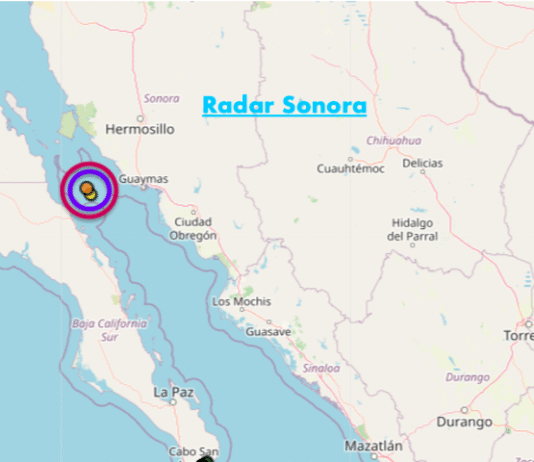 Tembló 2 veces la madrugada de hoy frente a las costas de Guaymas