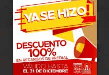 Mantiene Tesorería Municipal descuentos en impuesto predial