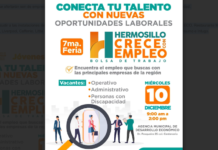 Invita Gobierno de Hermosillo a la Séptima Feria Hermosillo CRECE con Empleo