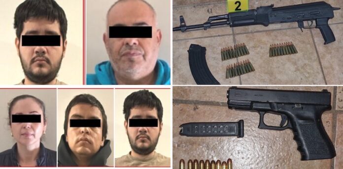 #Tijuana Cae con arsenal y droga grupo generador de violencia; operativo federal llevado a cabo en Tijuana, con cinco personas detenidas.