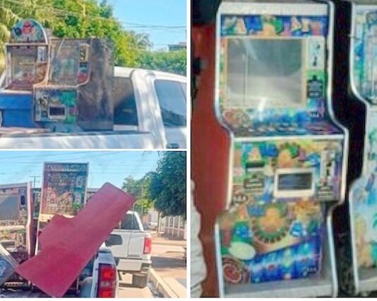 Aseguran máquinas tragamonedas en San Ignacio Río Muerto y Bácum