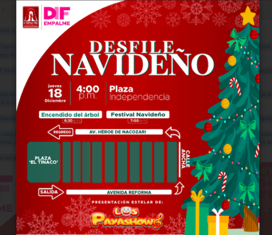 Organiza DIF el tradicional desfile navideño; será el 18 de diciembre