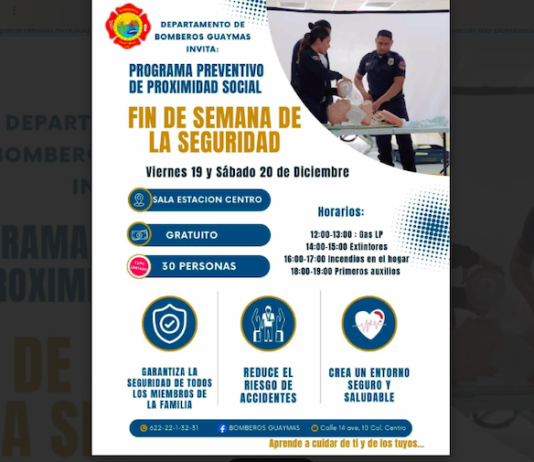 Ofrecen cursos para prevenir riesgos en el hogar