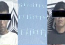 Caen 2 sujetos en posesión de droga