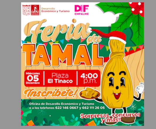 Todo listo para el Festival del Tamal, en su cuarta edición; será el jueves