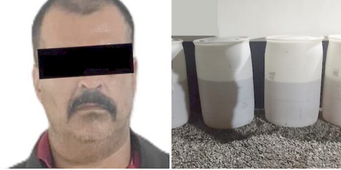 #Hermosillo ¡Trailero transportaba 520 litros de metanfetamina!; fue detenido en la carretera Caborca a Puerto Peñasco; hoy ha sido vinulado a proceso.