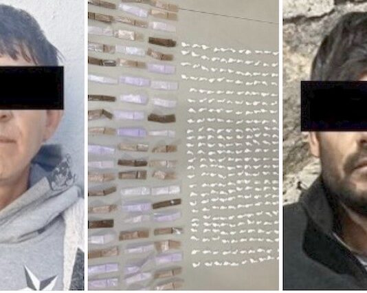 Incautan más de 300 envoltorios de droga