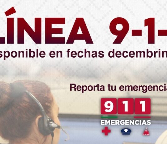 La línea 9-1-1 estará disponible durante las fechas decembrinas