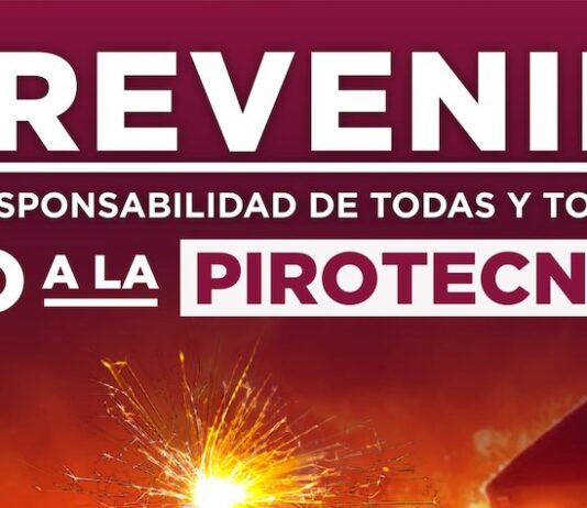 Provoca pirotecnia grave riesgo para la salud e integridad de las personas