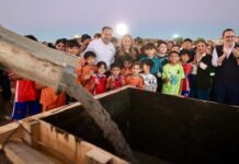 Cumple Toño Astiazarán con el Cárcamo Norte; inicia primera etapa en beneficio de miles de familias