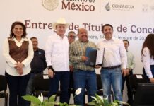 Gobiernos de Claudia Sheinbaum y Alfonso Durazo fortalecen al campo sonorense con títulos de concesión de agua