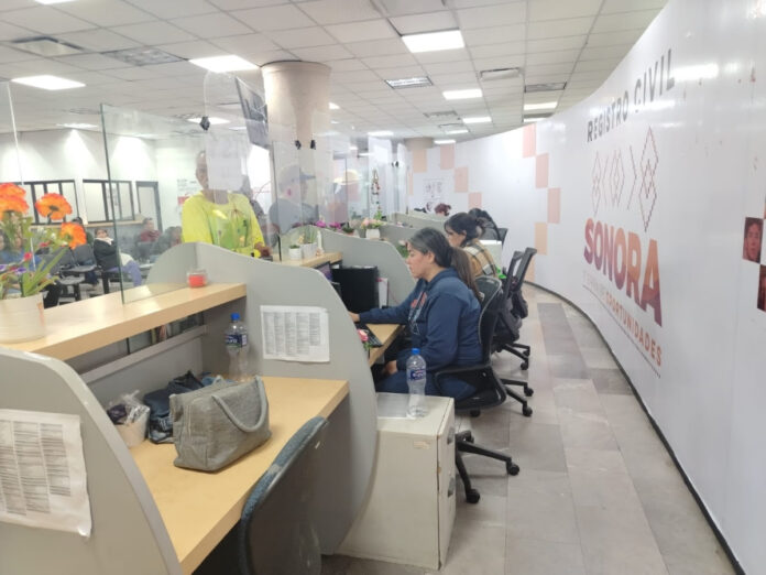 Registro Civil de Sonora mantendrá servicios y atención durante el periodo vacacional; su horario habitual de atención, de 8:00 a 14:00 horas, durante el mes de diciembre.