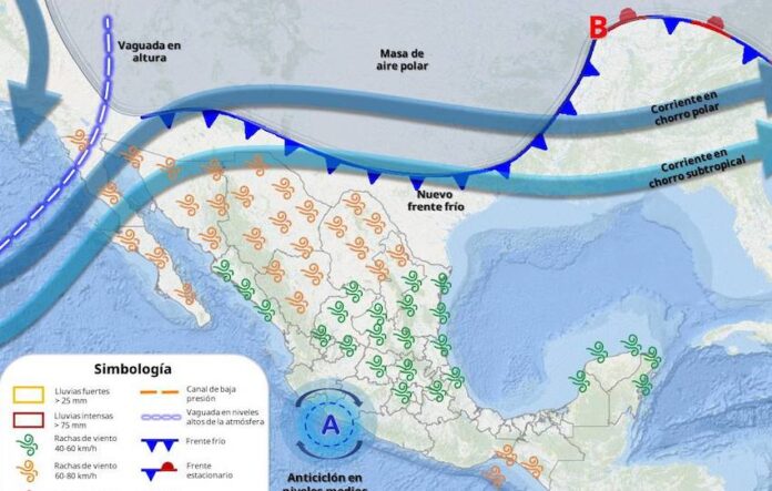 #Sonora Dos frentes fríos para próximos días; uno se aproximará mañana viernes, y el otros los días 06 y 07 de febrero, éste último con probabilidad de lluvias ligeras, rachas de viento y descenso en las temperaturas.