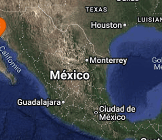 Temblor de 4.3 grados frente a las costas de Guaymas