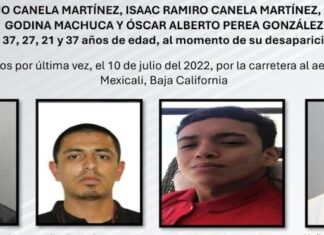 Detienen 3 policías por la desaparición de 4 jóvenes