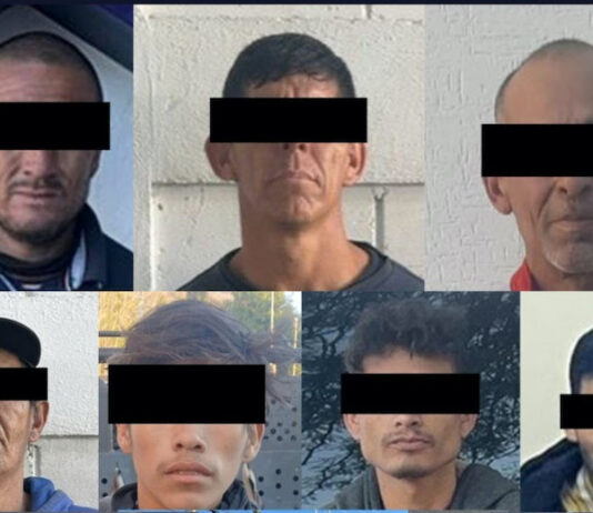 Capturan a 8, aseguran droga y recuperan vehículos robados