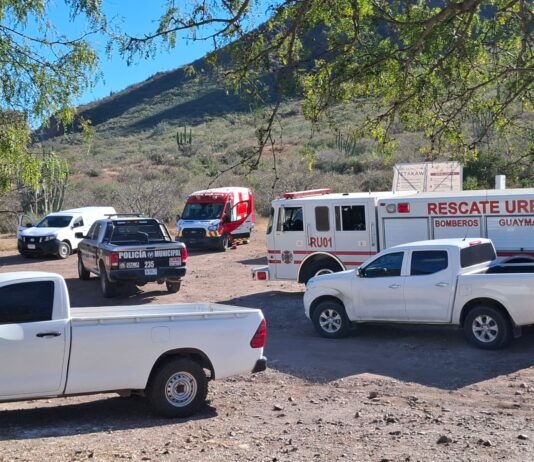 Barranco como de 30 metros de profundidad, donde cayó y murió un joven, cuando bajaba del Tetakawi
