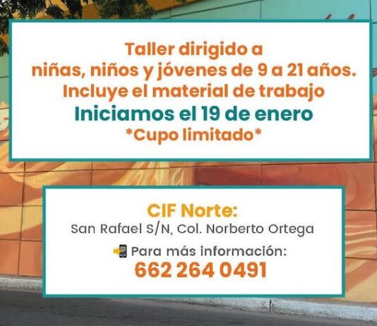 Invita DIF Hermosillo a taller para aprender a pintar un mural
