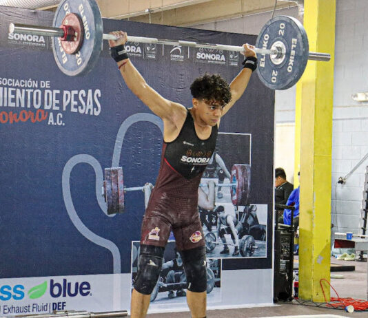 Brillan pesistas sonorenses en el Estatal Abierto de Halterofilia