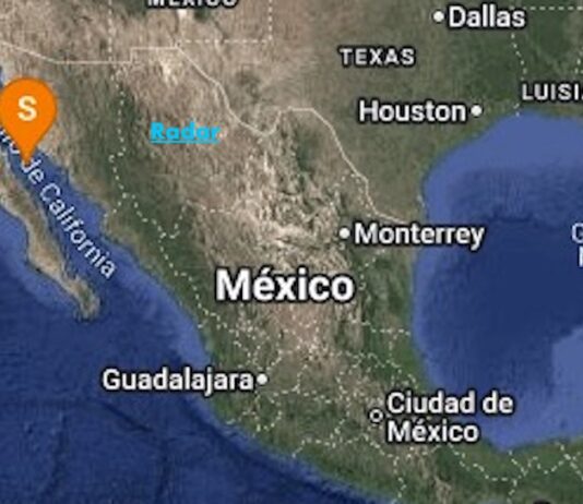 Temblor de 4.4 grados frente a las costas de Guaymas