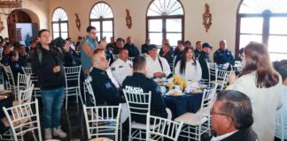 Festeja Ayuntamiento de Guaymas a elementos de Seguridad Pública y Tránsito Municipal