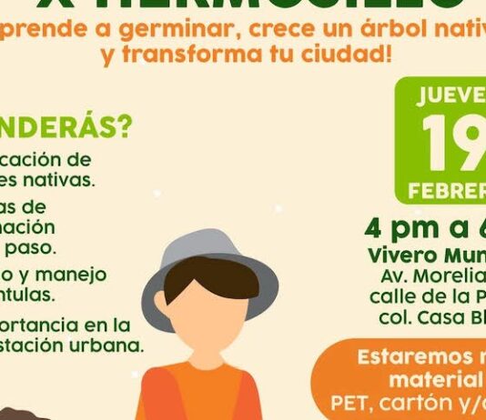 Convocan a Taller “Una Semilla X Hermosillo” para transformar la ciudad