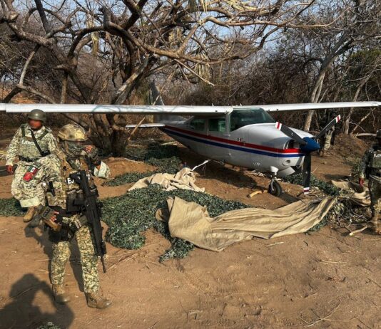 Avioneta venía cargada con más de media tonelada de cocaína