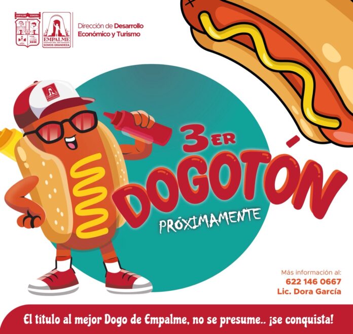 #Empalme Organiza Ayuntamiento el Dogotón, en su tercera edición; evento que se llevará a cabo el próximo viernes 27 de este mes de febrero en la plaza Independencia (Tinaco), a partir de las 18:00 horas.