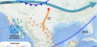 Persistirán fuertes rachas de viento en municipios costeros, hoy