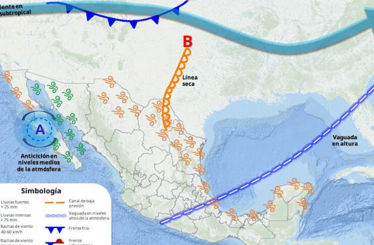 Persistirán fuertes rachas de viento en municipios costeros, hoy