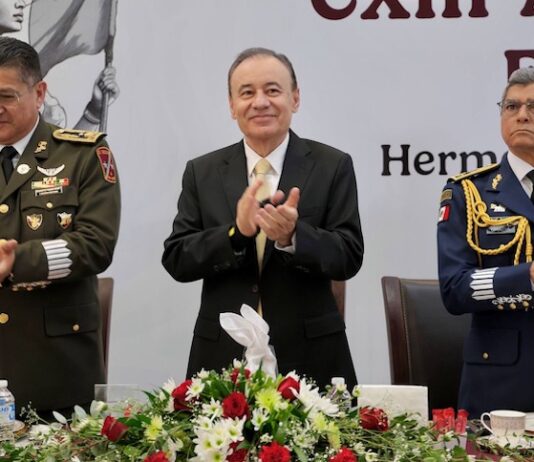 Reconoce Gobernador Durazo lealtad y compromiso del Ejército México al encabezar 113 Aniversario