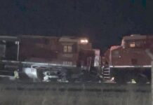 Cinco heridos en el accidente de trenes en Nogales