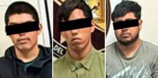 Caen tres con carro robado, drogas y arma de uso exclusivo del Ejército