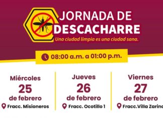 Llevarán Jornada de Descacharre a sectores Misioneros, Ocotillo I y Villa Zarina