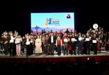 Reconocen Toño Astiazarán y Patty Ruibal talento juvenil en primer encuentro estatal de orquestas “Sonora Suena Unida”
