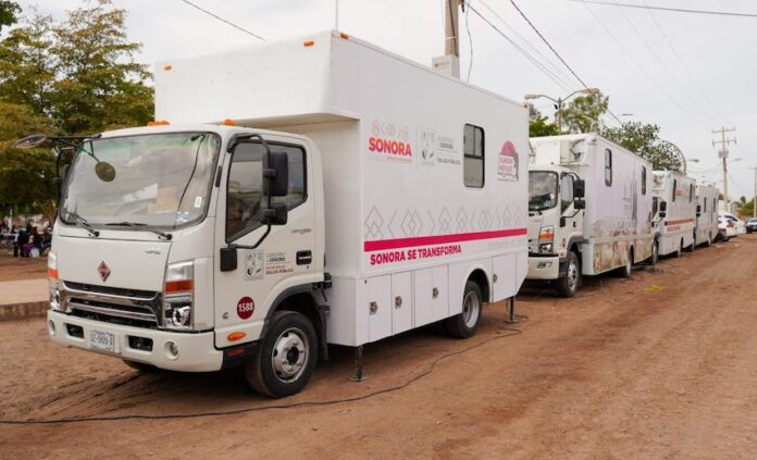 #Hermosillo Acercan servicios gratuitos con Clínicas Móviles en cuatro municipios esta semana, cruzada del 23 al 27 de febrero.