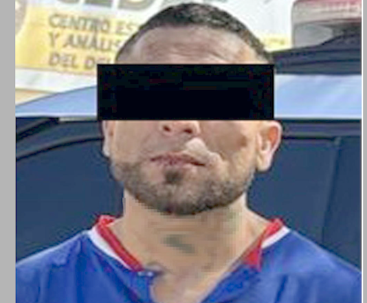 Detienen con droga a Pedro “N”, de 37 años de edad