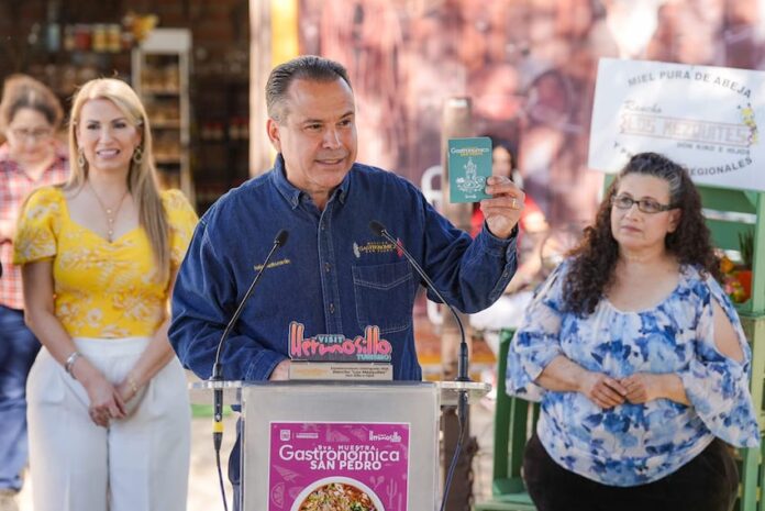 Anuncia Toño Astiazarán novena edición de la Muestra Gastronómica con más de 60 establecimientos participantes; invitó a hermosillenses y visitantes a disfrutarlo los días 7 y 8 de marzo próximos en San Pedro El Saucito.