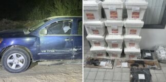 Localizan hieleras con droga en Ímuris