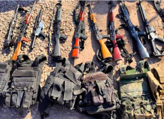 Detienen a seis con armas y vehículos en Navolato