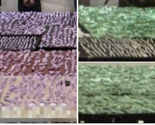 Aseguran a tres sujetos con 2,210 dosis de droga en Guaymas