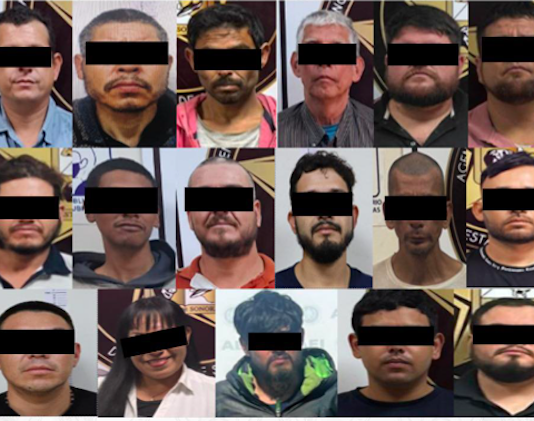 ¡Caen 19 generadores de violencia!