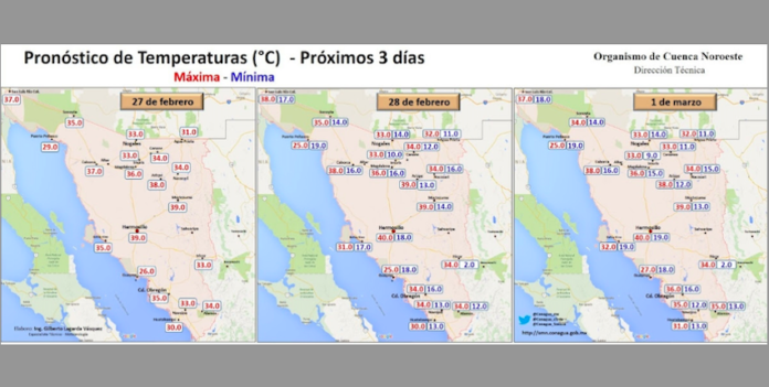 #Sonora Pronostican cielos despejados y tardes muy calurosas en Sonora; principalmente sobre los municipios del centro y sur.