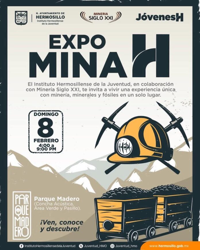 Invitan a jóvenes y familias a vivir la experiencia de Expo Mina H; será en el Parque Madero con entrada gratuita para todo público.