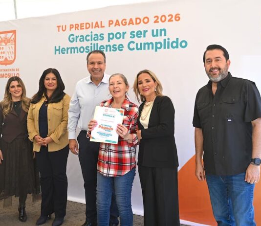 Beneficia Toño Astiazarán a familias hermosillenses con programa “Tu Predial Pagado 2026”