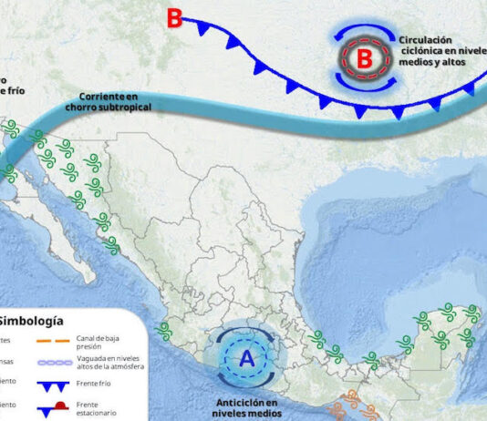 Se mantienen probabilidades de lluvias moderadas y posible caída de nieve