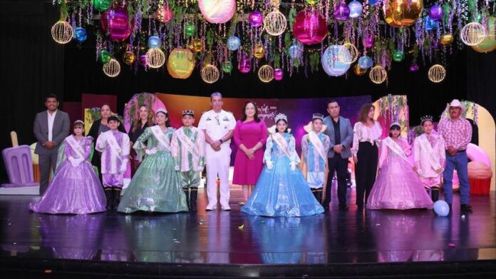 #Guaymas Son Gabriela Sofía y Moisés Ubaldo los reyes infantiles del Carnaval Guaymas 2026