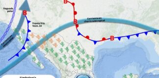 Se espera para este día aproximación de nuevo frente frío