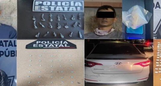 Cuatro sujetos detenidos con droga